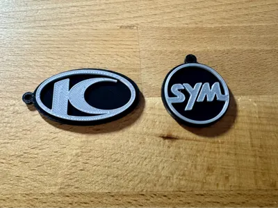 Motorbike Keychain