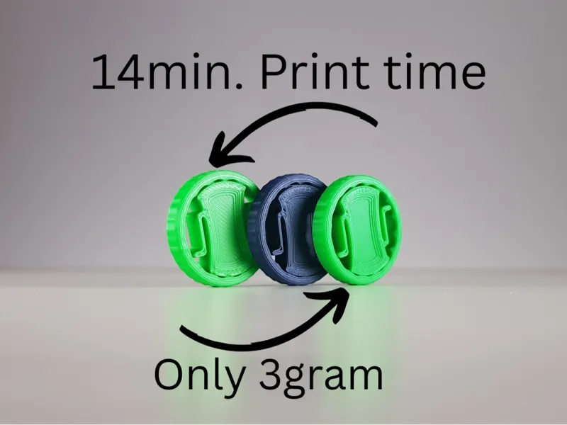 Loop Wheel Clicker/14min. Print time/Only 3gram