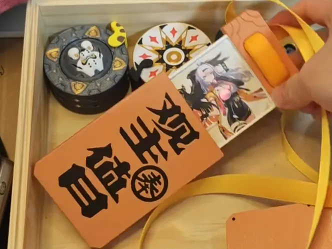 ※NAO様※feiyu pocket 備品セット Zenless Zone Zero Jufuufu Tag&Retractable Ratchet Card Holder