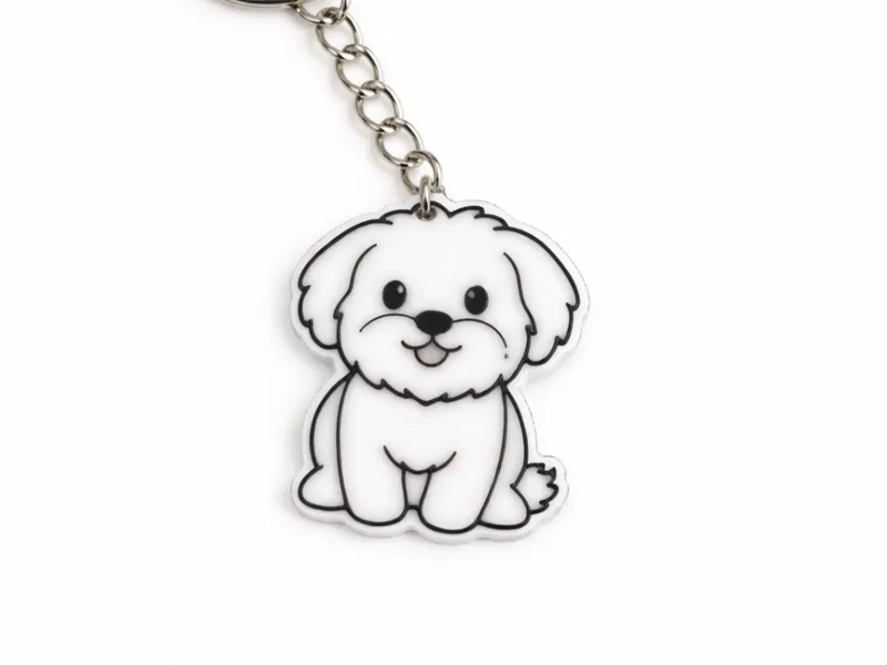 Maltese Keychain