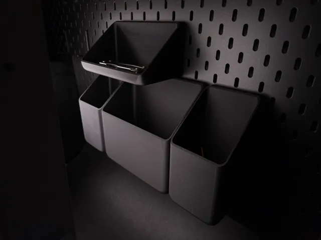 Large Modular SKADIS Bin shelf – no support