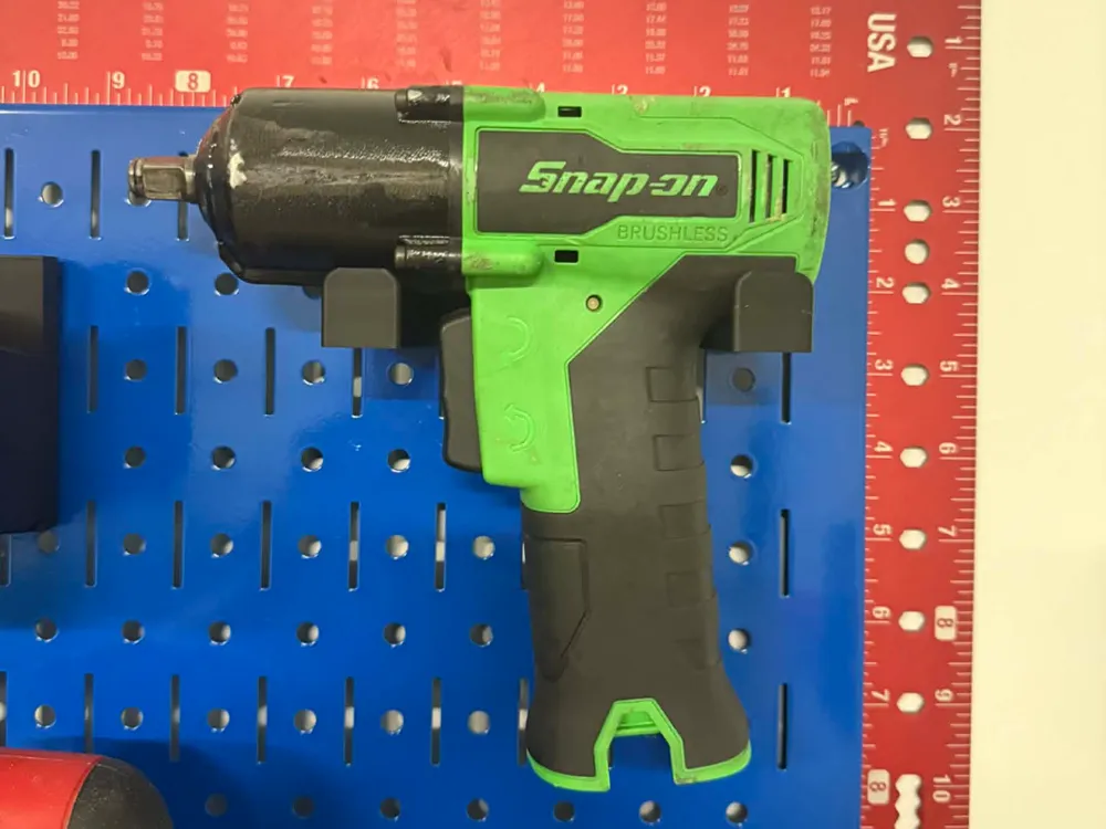 Snap On 3/8in Impact Pegboard Mount - Free 3D Print Model - MakerWorld