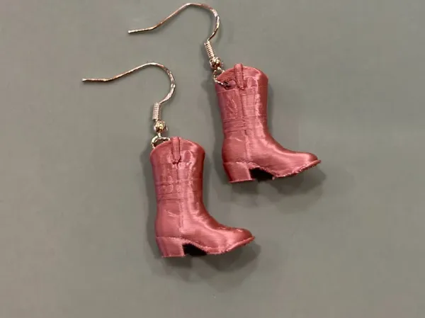 Breloque botte de cowgirl