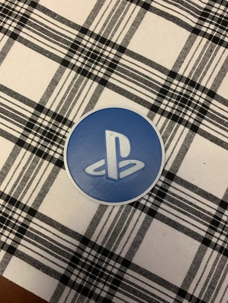 Playstation Logo Gaming Coaster - PS5 - Coffee / Soda / Pop / Gfuel / Gamer