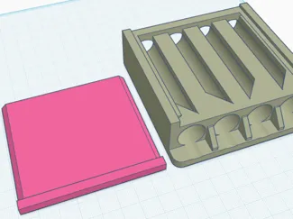Ant 4 Tube Holder with Lid