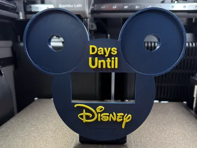 Disney Countdown - Dovetail cut