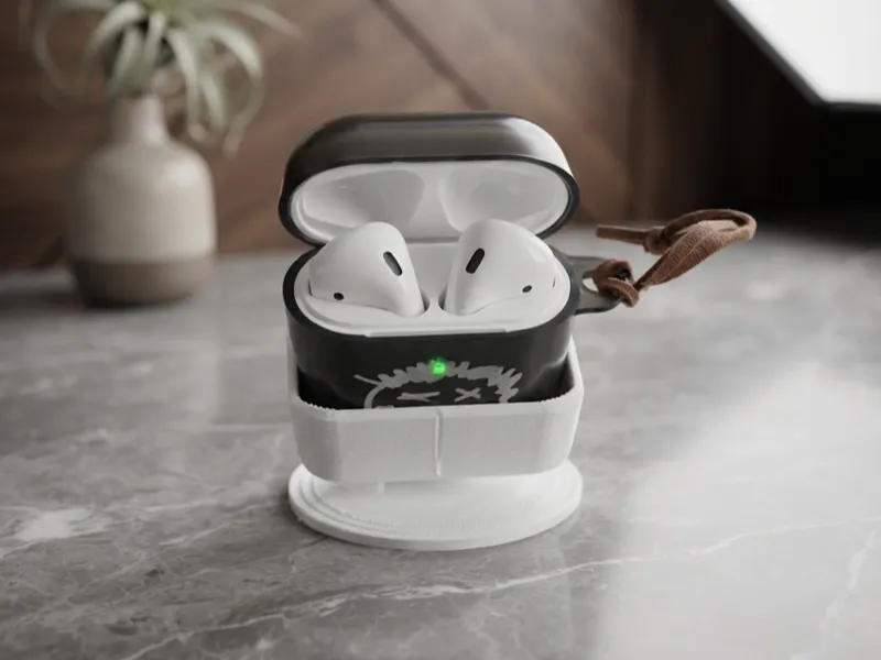 Supporto airpods 1e 2 da scrivania