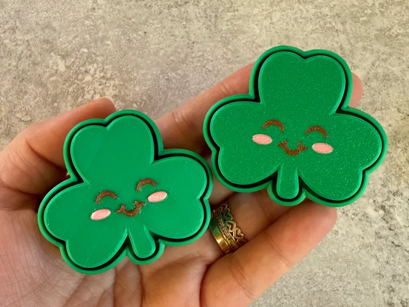 Lucky Clover – Fidget Clickers Keychains