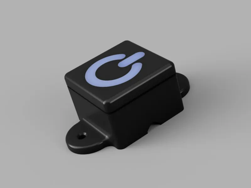 20.4mm Button, screw mount, enclosed version