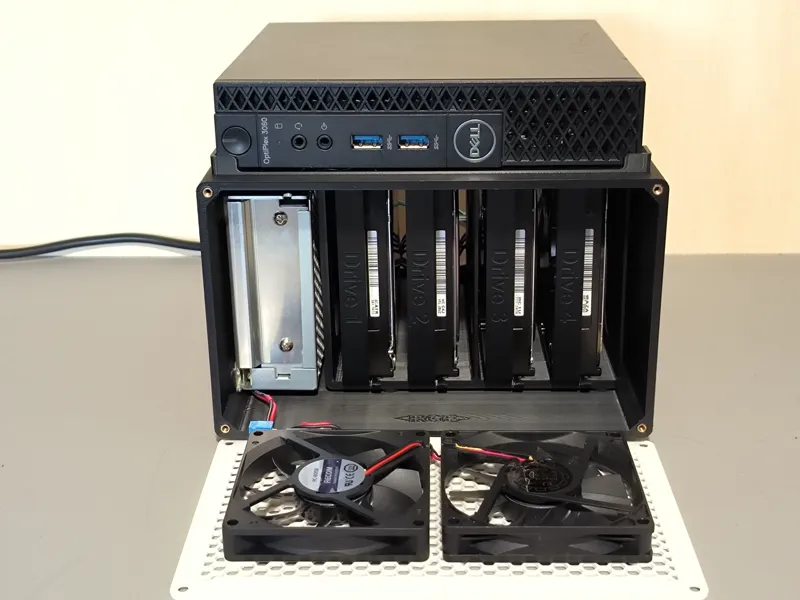 4 bay NAS using DELL 3060 mini PC