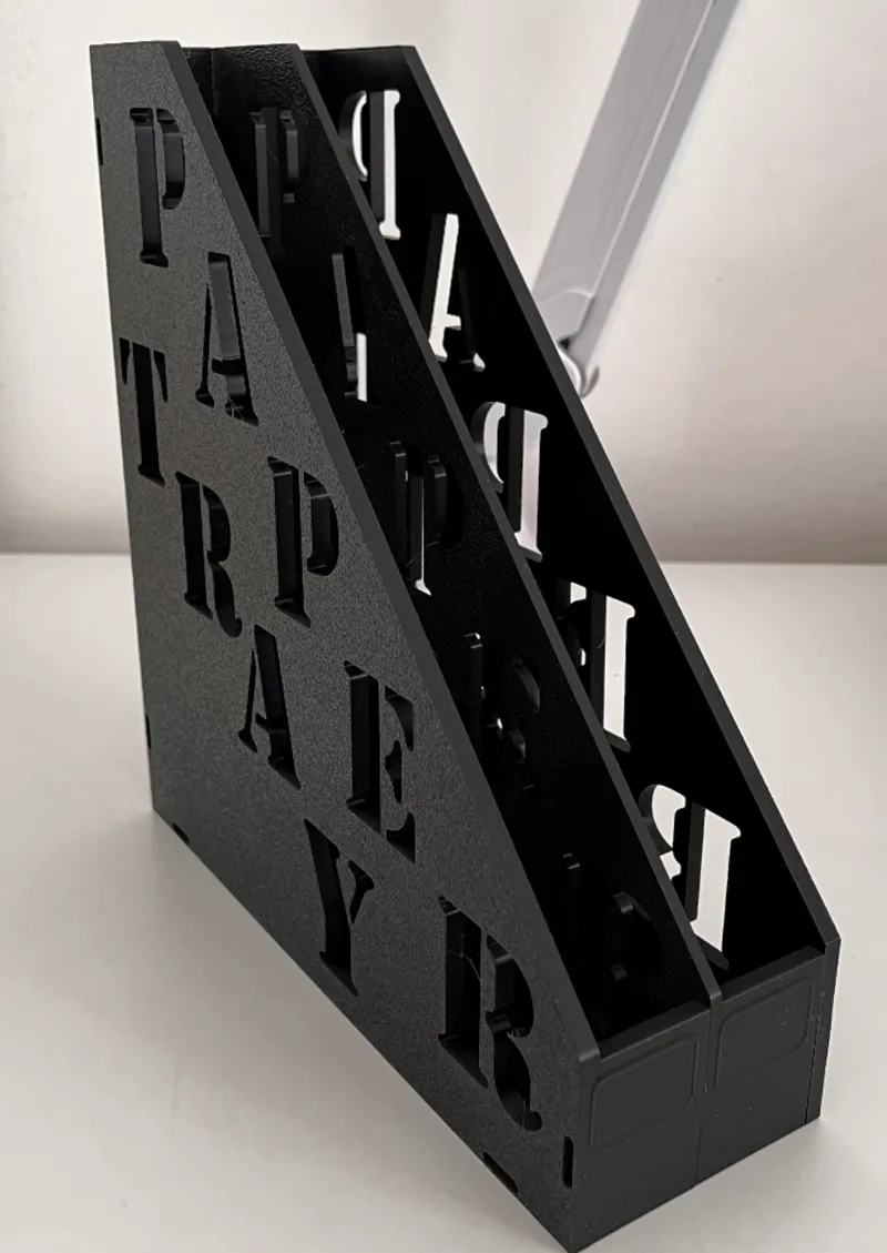 Vertical modular  document holder paper tray