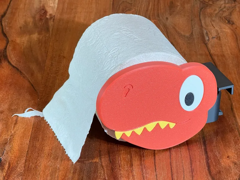 Cute dragon toilet paper holder for kids