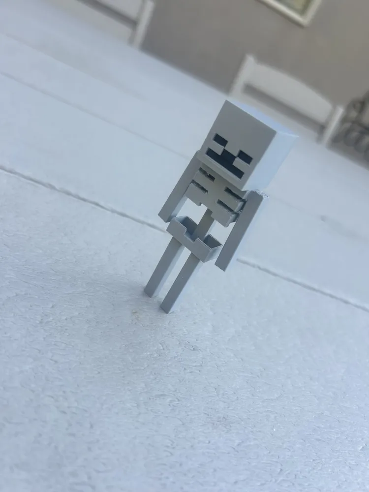Skeleton: Minecraft 021 [Halloween] - Free 3D Print Model - MakerWorld