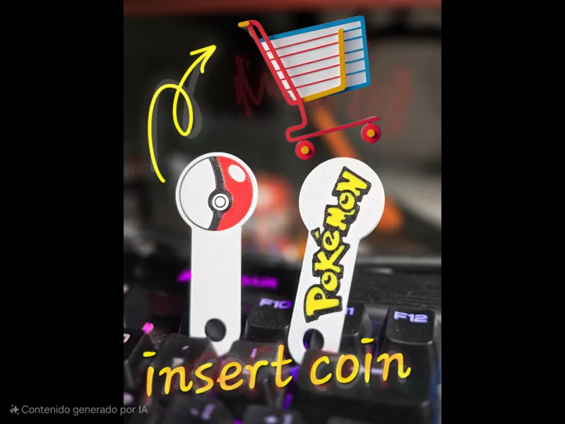 PokéKey GO! - Moneda Carrito Supermercado