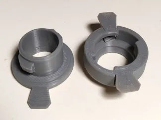 print in place twist lock quick release