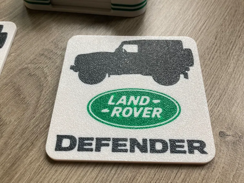 coaster Land Rover Defender