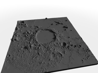 Moon Crater Plato