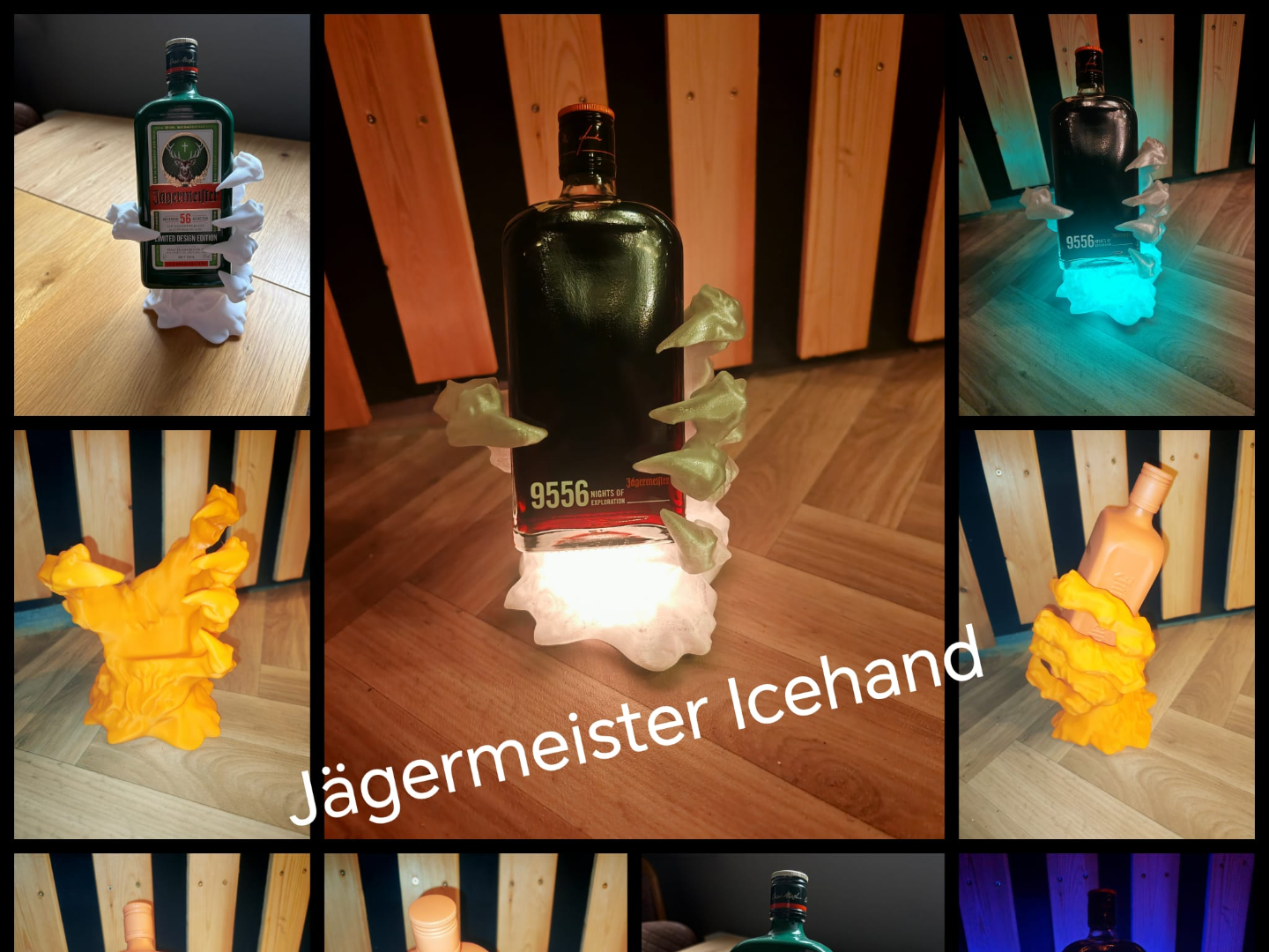 Jägermeister Eishand / Ice Hand Flaschenständer