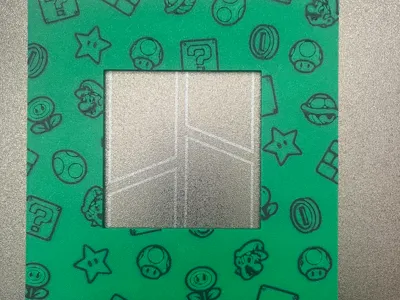 Super Mario themed UK switch / socket surround