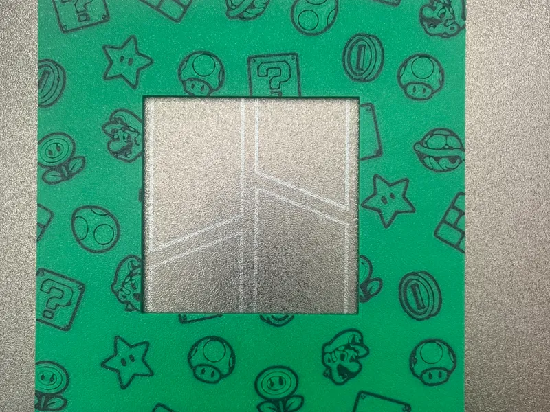 Super Mario themed UK switch / socket surround