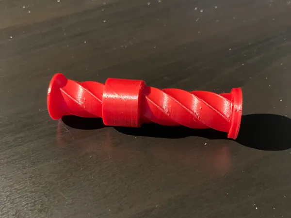 Fidget spirale à imprimer en place