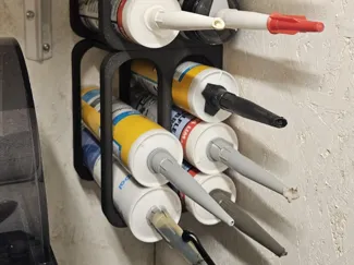 Double size Caulk Tube Holder - Wall mount