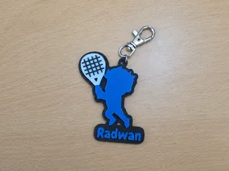 Padel player with Name