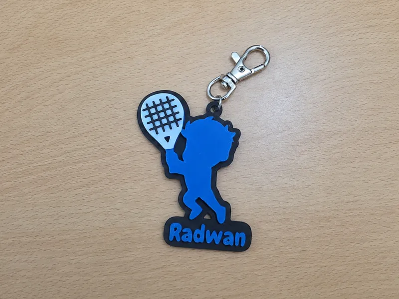 Padel player with Name