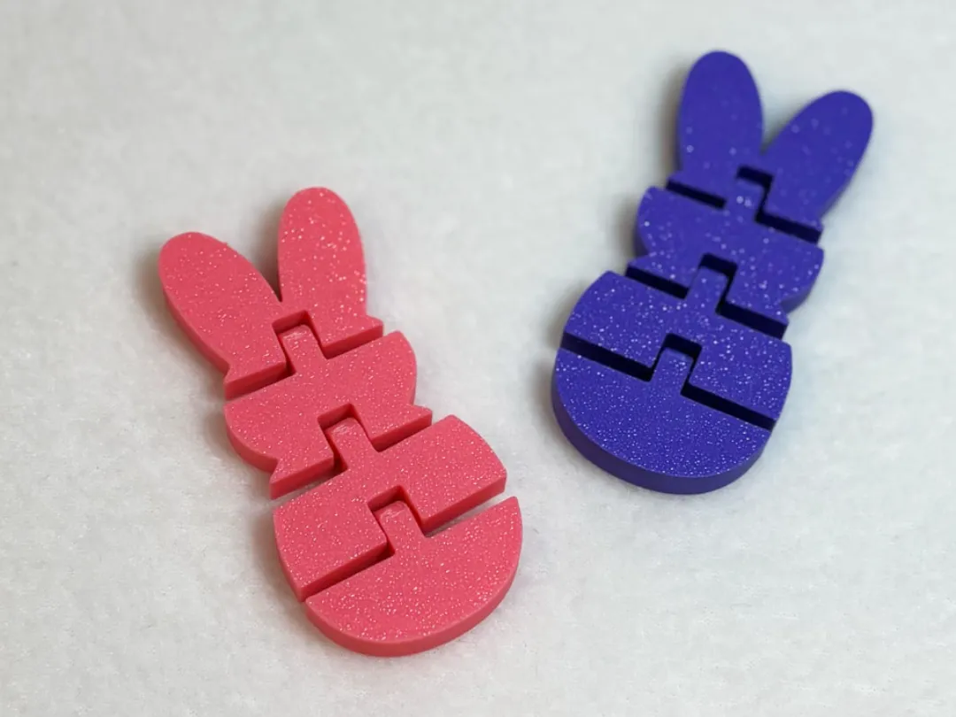 Lapin de Pâques articulé
