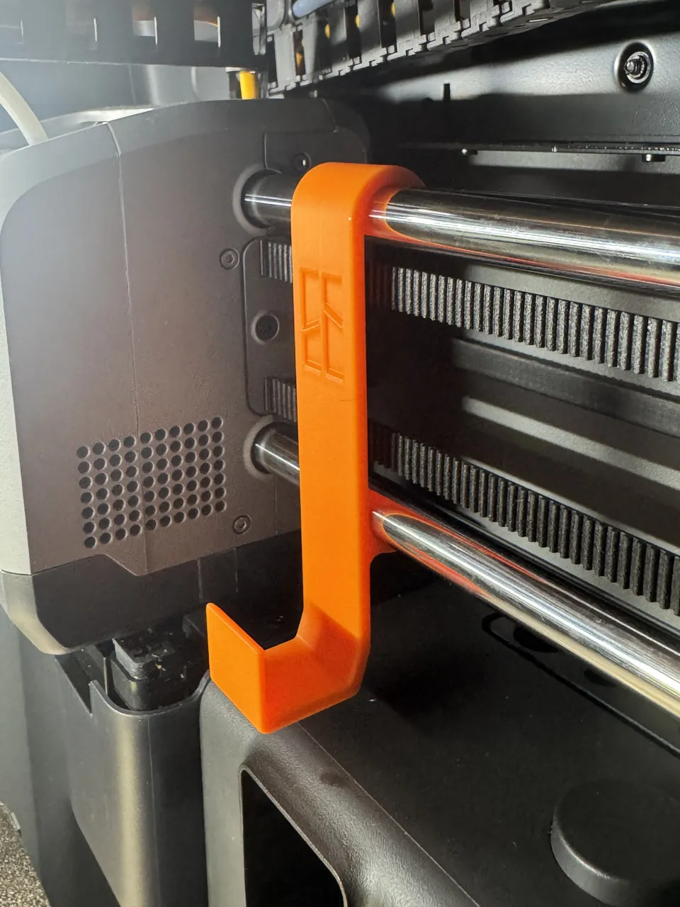 P2S Toolhead front cover holder (hook) view 2