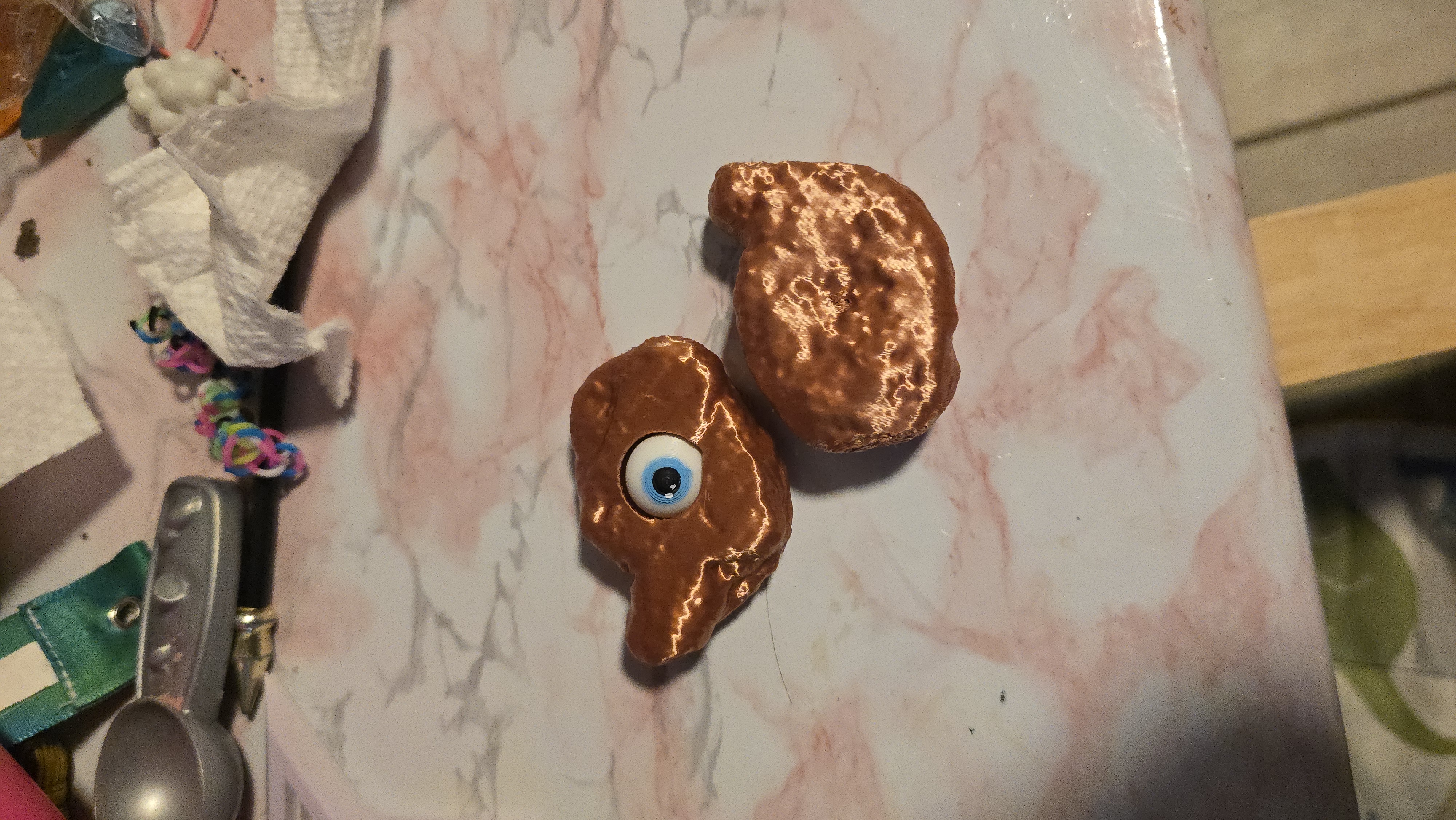 Miniatura 2 do modelo 3D cursed chicken nugget
