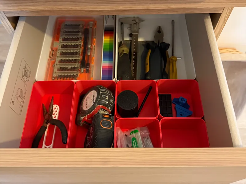 Drawer organizers for small IKEA Malm  40cm width