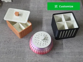 Parametric Organic Organizer & Jewelry Container