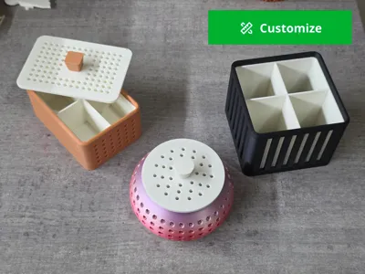 Parametric Organic Organizer & Jewelry Container