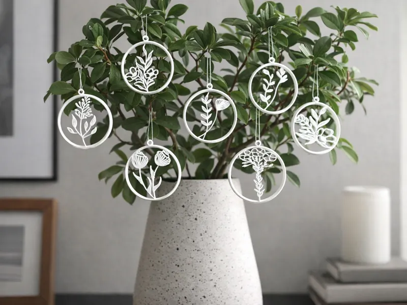 8er Set Frühlingsanhänger – Blumen & Pflanzen 