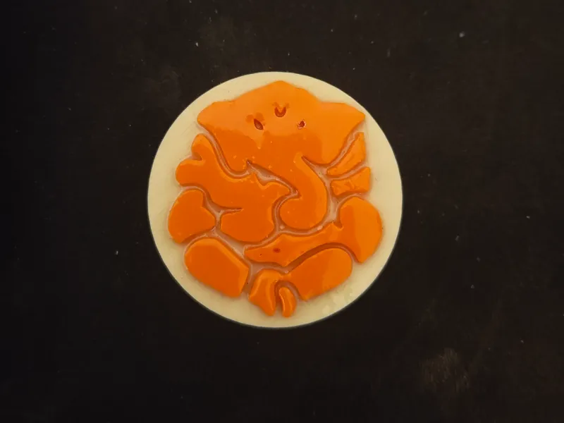 Vinayagar | Ganesha thick layer keychain model