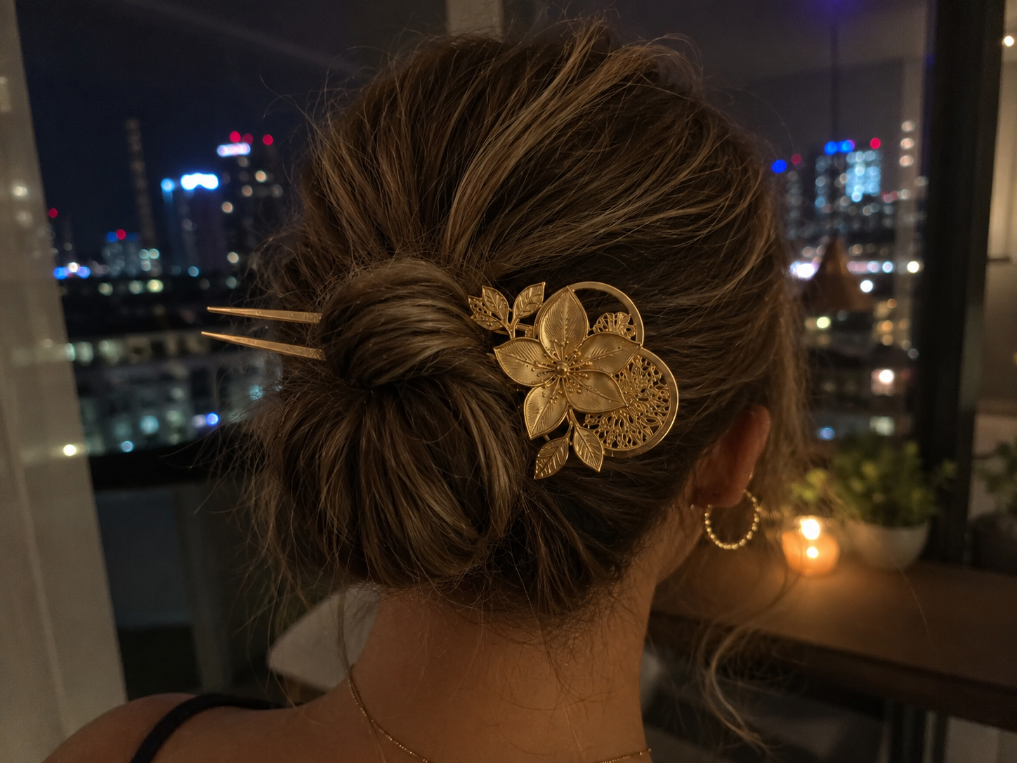 Osaka Orchid Hair Pin