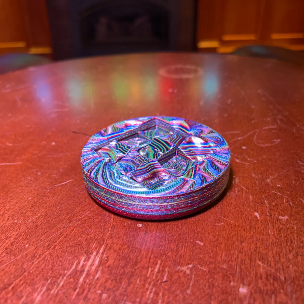 Lotus Flower Slider Puzzle by πxel8ed - MakerWorld