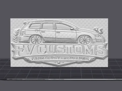 FV Customs Logo Platte v1