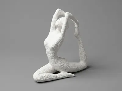 Faceless Sculpture Yoga