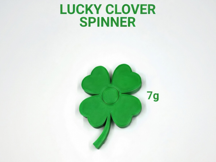 Lucky Clover Spinner  (30m, 7g, Print-in-Place)