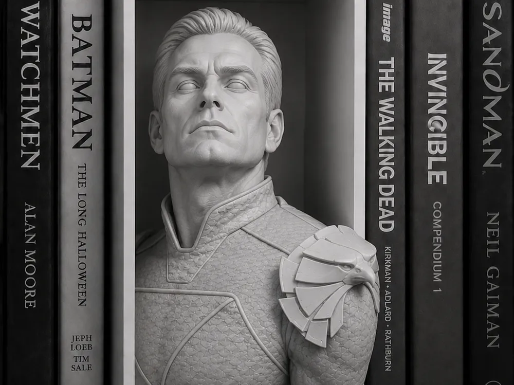 HOMELANDER book nook from the boys - Free 3D Print Model - MakerWorld