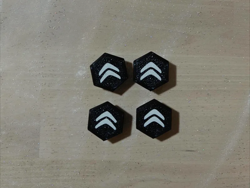 Copribulloni-wheel nut bolt covers citroen 17 mm