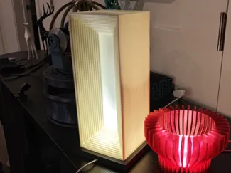 Stepped Geometric Lamp