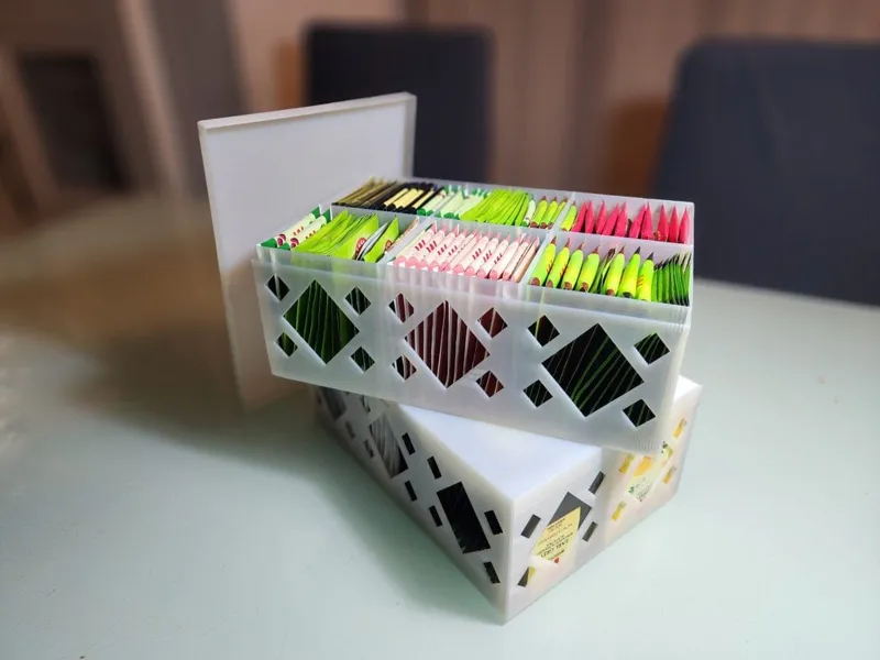 Large Tea Bags Box / Organizer