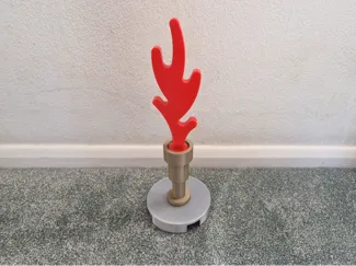 LEGOs Glow in the Dark Flame