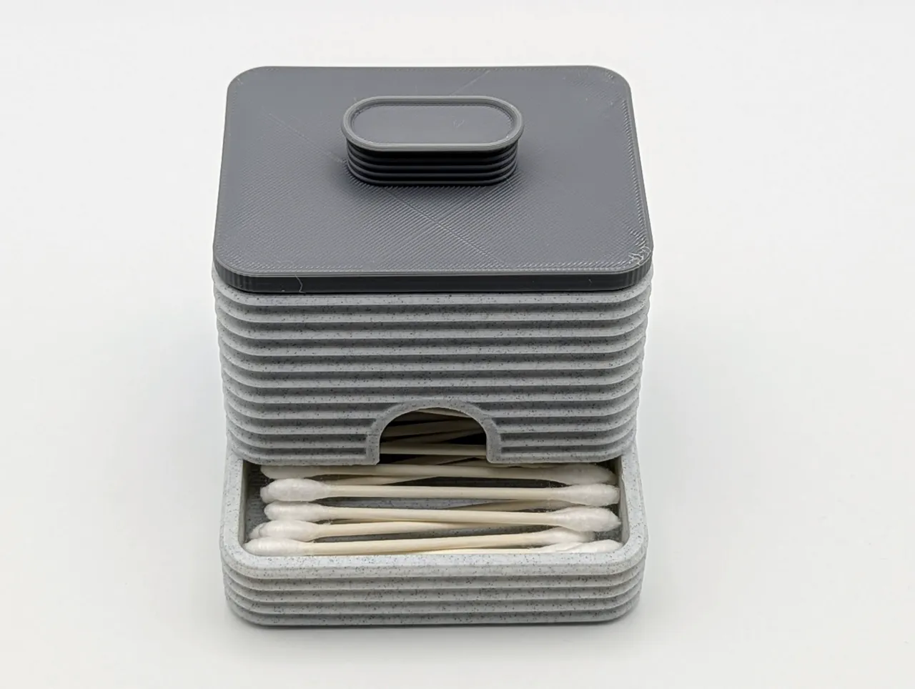 Q-Tips Dispenser Box view 3