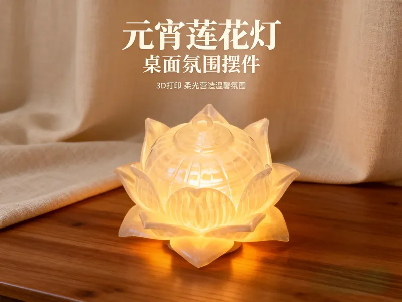 元宵氛围感莲花灯