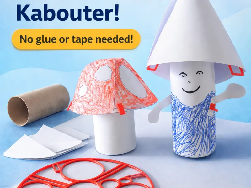 Crafting tools paper palls mushroom and gnome!