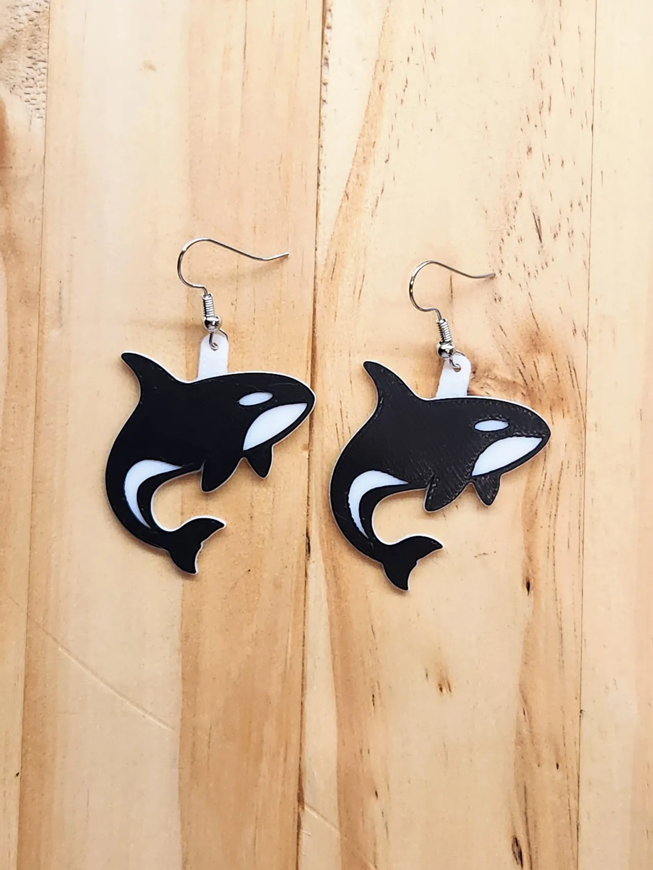 Orca Earrings view 2